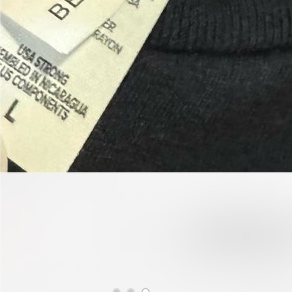 Bella Canvas Black Tee with White Logo - Picture 3 of 3